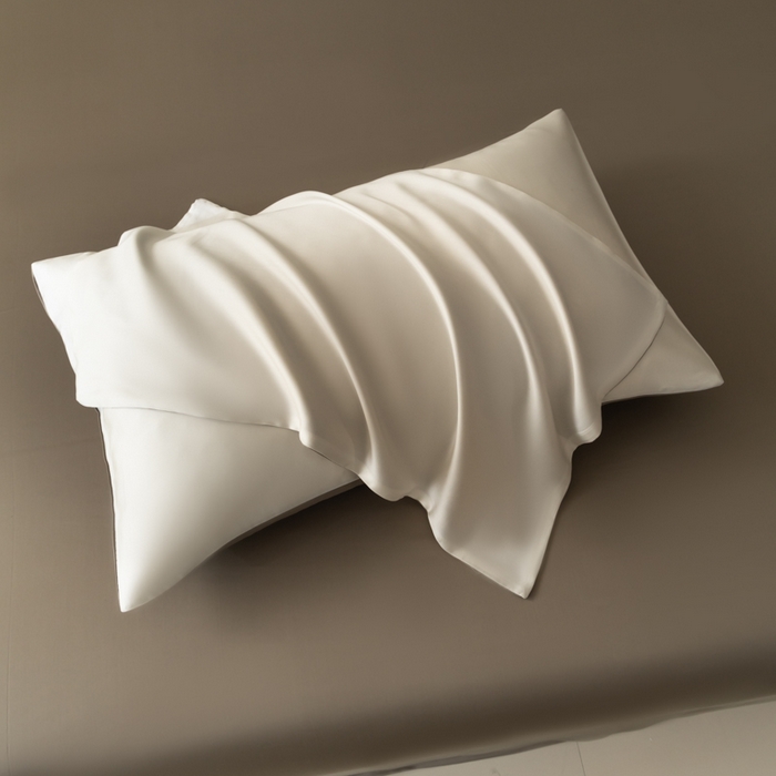 91家纺网 家纺一手货源 找家纺 禾时 2026新款60支奥地利兰精双拼纯色天丝四件套 乳蛋白-冷岩灰