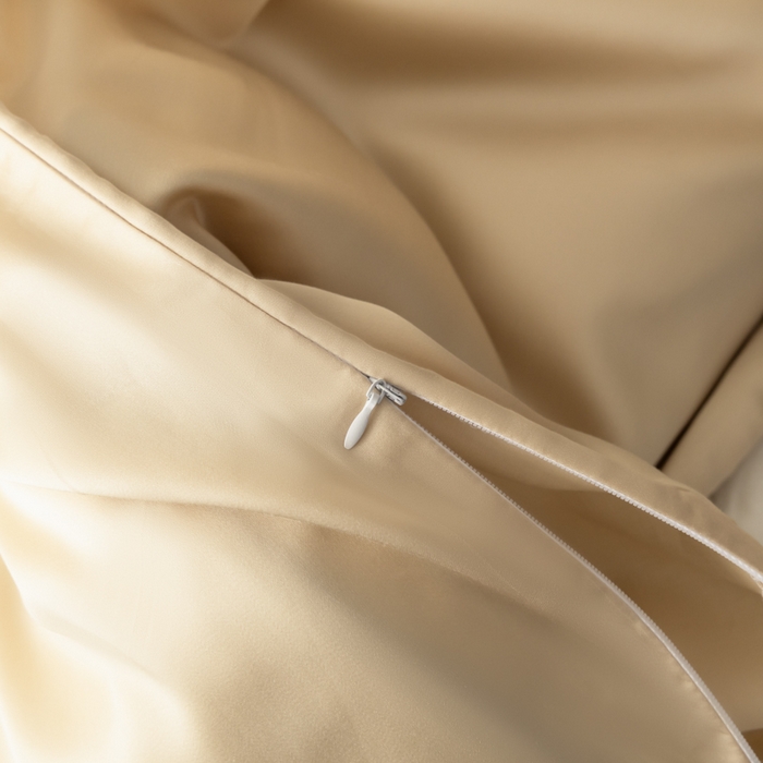 91家纺网 家纺一手货源 找家纺 禾时 2026新款60支奥地利兰精双拼纯色天丝四件套 沙茶色