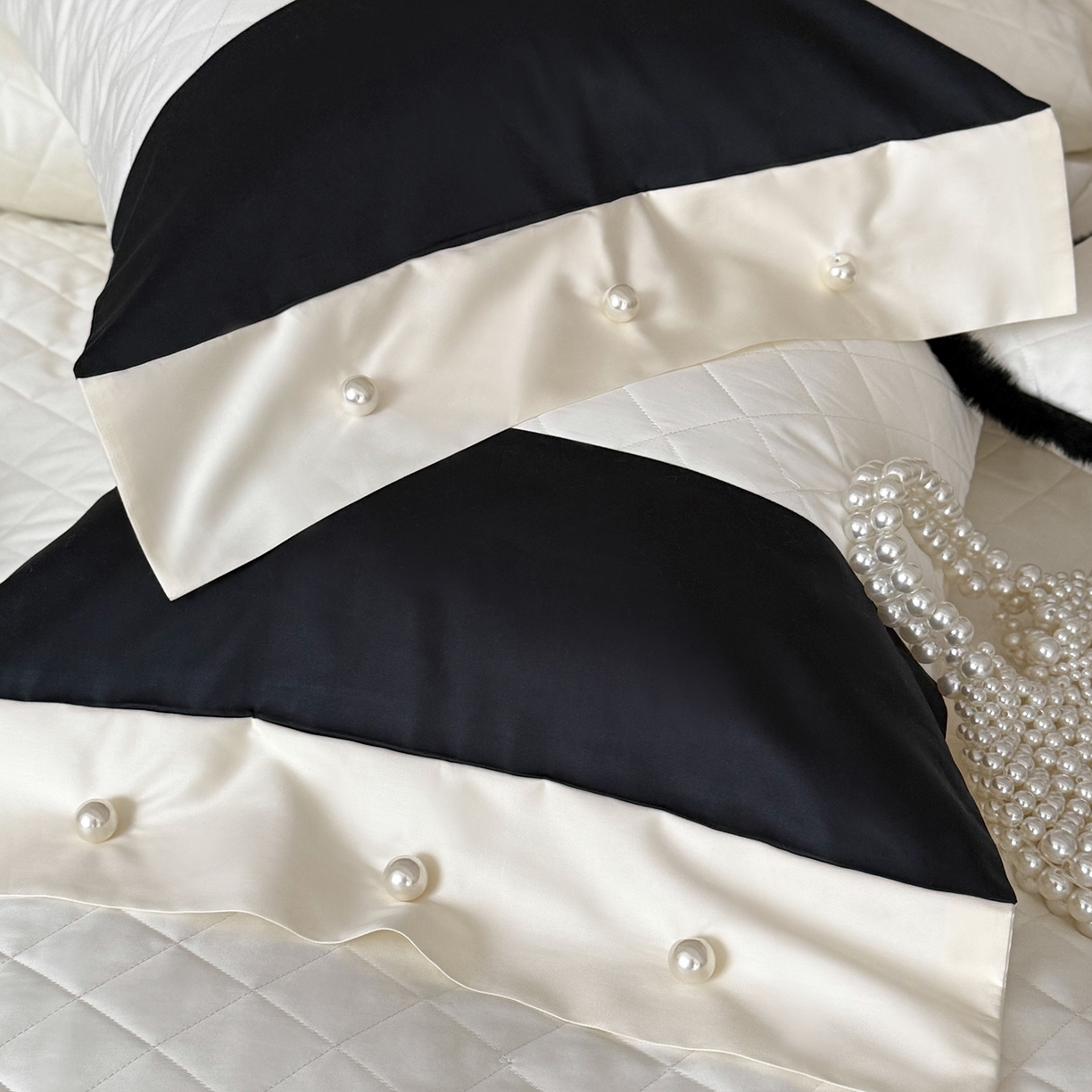 91家纺网 家纺一手货源 找家纺 （总）嗨购家纺 2026新款50S长绒棉刺绣四件套-山茶花涧（控价 标准338/358）