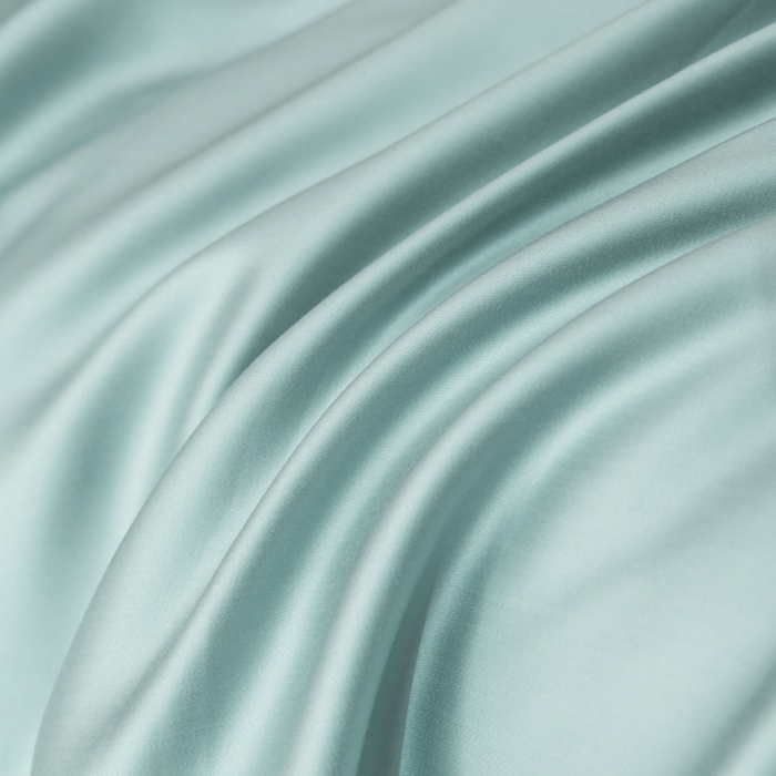 91家纺网 家纺一手货源 找家纺 禾时 2026新款60支奥地利兰精双拼纯色天丝四件套 天空蓝-浅艾绿