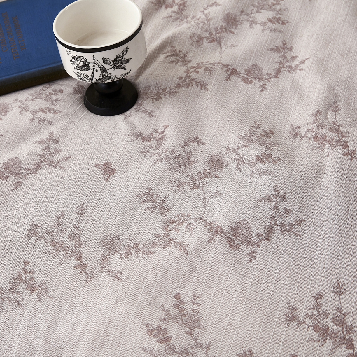 91家纺网 家纺一手货源 找家纺 网客家纺 2026新款提花色织麻夏被四件套 蝶恋花