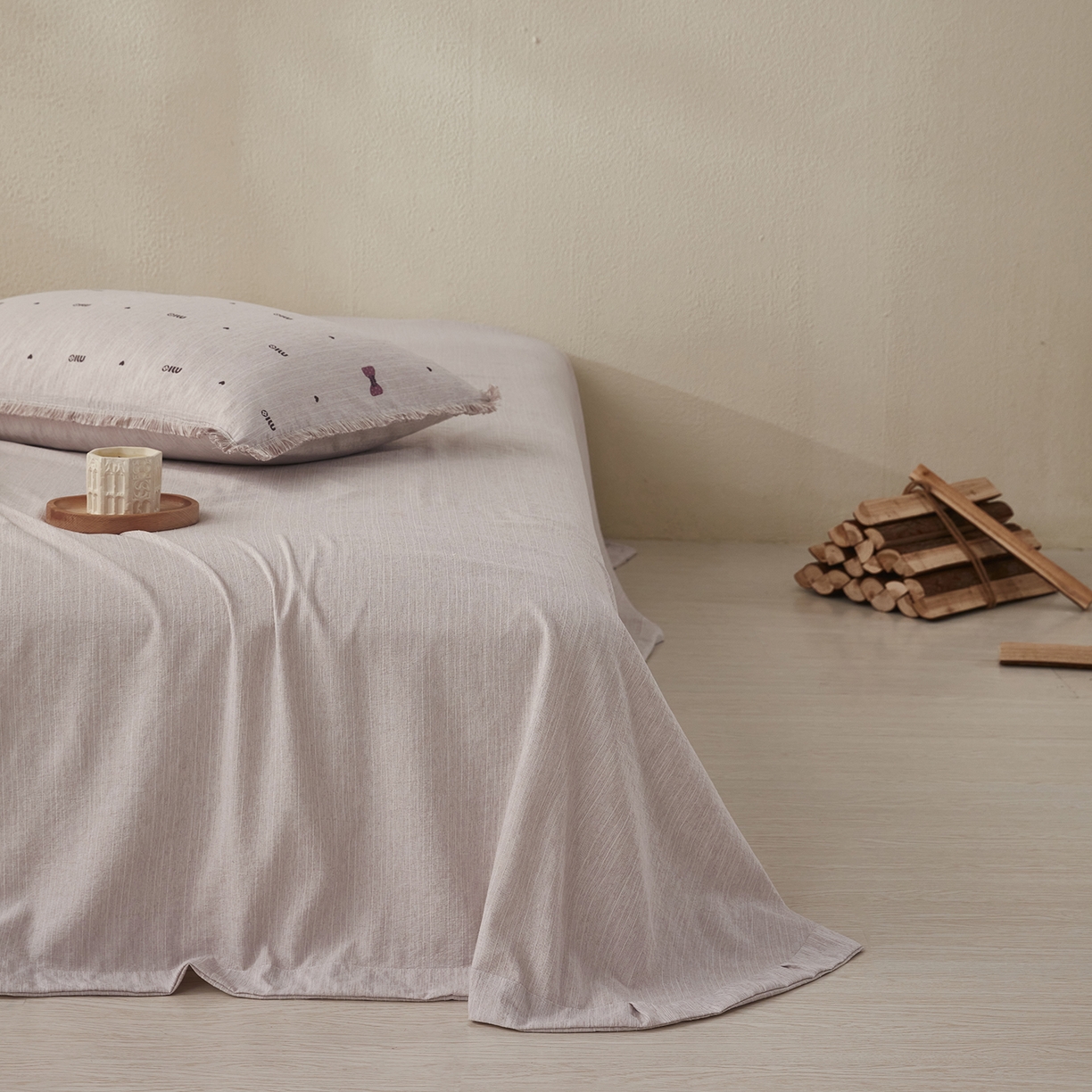 91家纺网 家纺一手货源 找家纺 网客家纺 2026新款提花色织麻夏被四件套 敏敏