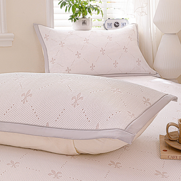 91家纺网 家纺一手货源 找家纺 富馨莱 2026新款PE乙纶高克重冰豆豆席凉感凉席单件席子床笠款支持一件定做尺寸学生宿舍 魅影