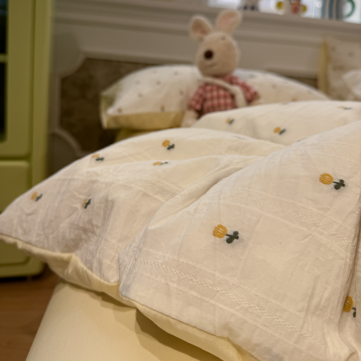 91家纺网 家纺一手货源 找家纺 （总）怡家居 2026春夏新款全棉纯棉水洗棉提花四件套