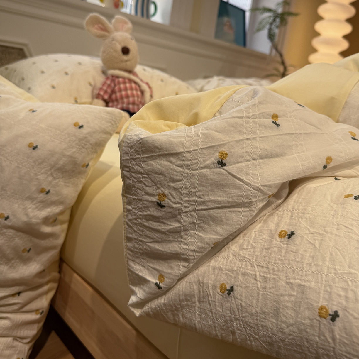 91家纺网 家纺一手货源 找家纺 （总）怡家居 2026春夏新款全棉纯棉水洗棉提花四件套