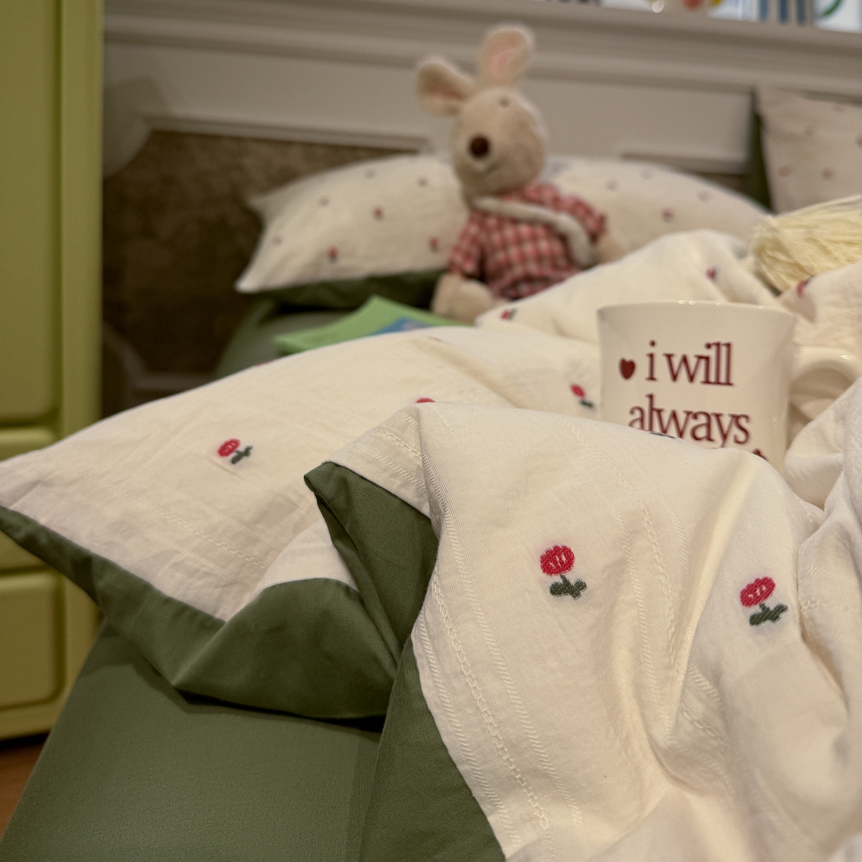 91家纺网 家纺一手货源 找家纺 （总）怡家居 2026春夏新款全棉纯棉水洗棉提花四件套