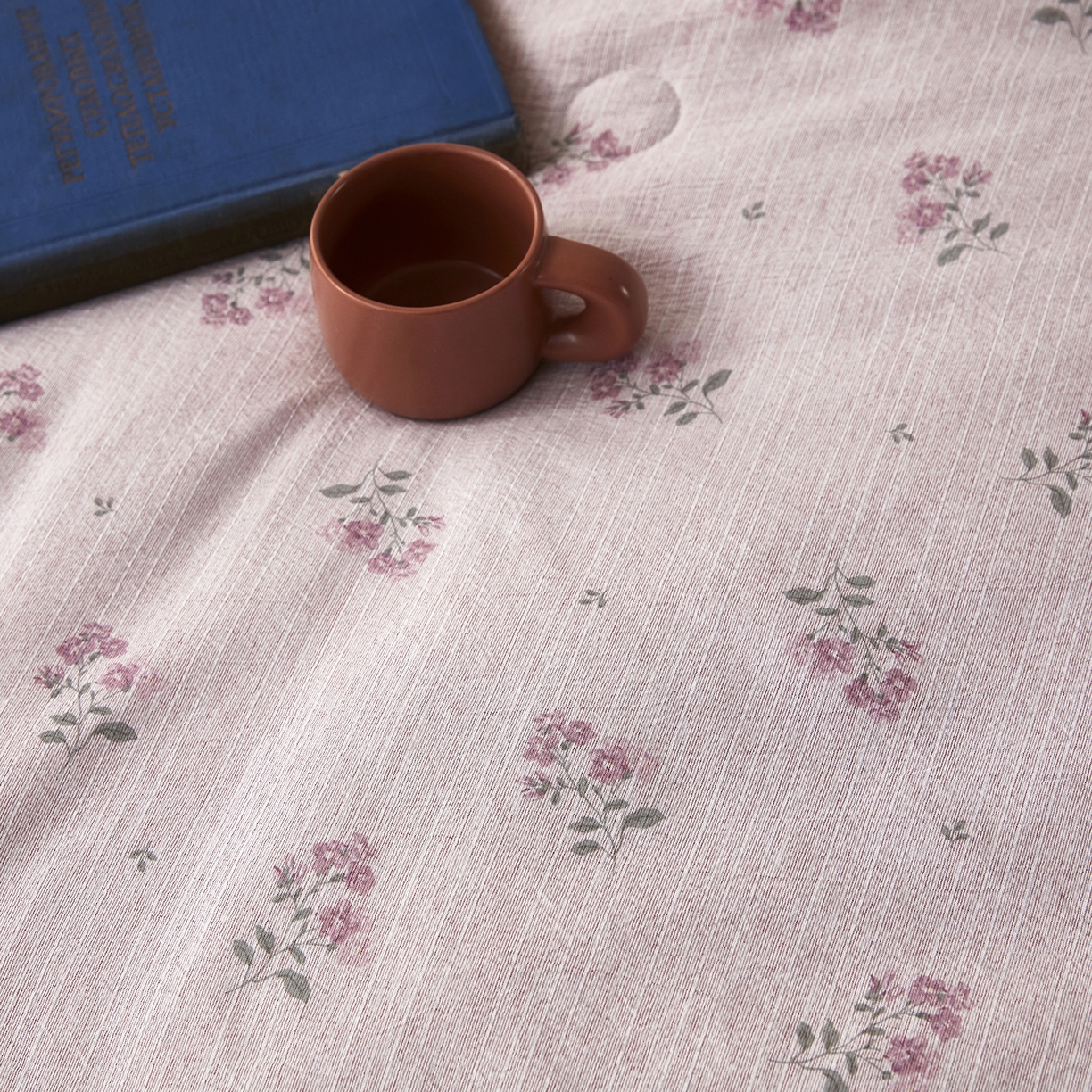 91家纺网 家纺一手货源 找家纺 网客家纺 2026新款提花色织麻夏被四件套 云溪紫