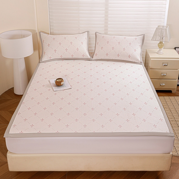 富馨莱 2026新款PE乙纶高克重冰豆豆席凉感凉席单件席子平铺款学生宿舍支持一件定制尺寸 魅影