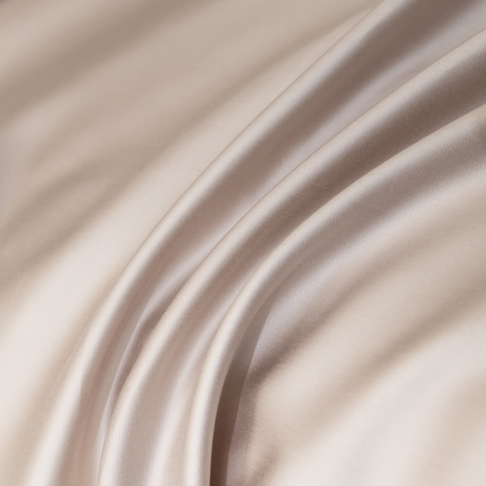 91家纺网 家纺一手货源 找家纺 禾时 2026新款60支奥地利兰精双拼纯色天丝四件套 夜影凝香-霜华银