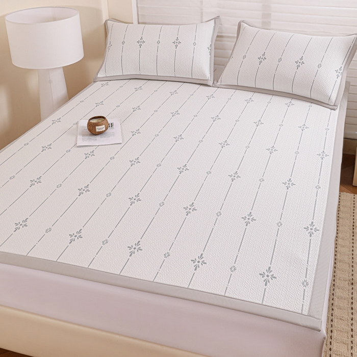 91家纺网 家纺一手货源 找家纺 富馨莱 2026新款PE乙纶高克重冰豆豆席凉感凉席单件席子平铺款学生宿舍支持一件定制尺寸 爱丽丝