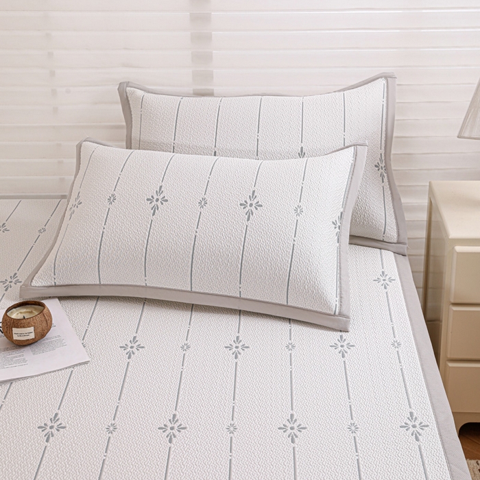 91家纺网 家纺一手货源 找家纺 富馨莱 2026新款PE乙纶高克重冰豆豆席凉感凉席单件席子平铺款学生宿舍支持一件定制尺寸 爱丽丝