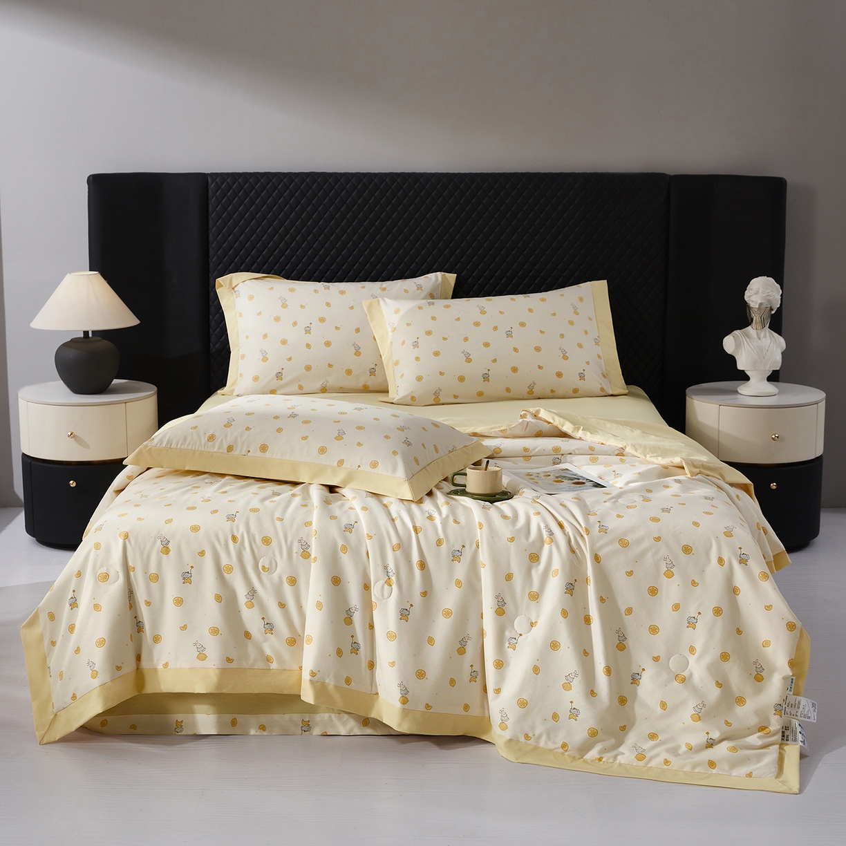 91家纺网 家纺一手货源 找家纺 （总）网客家纺 2026新款A类凉感天丝棉夏被四件套