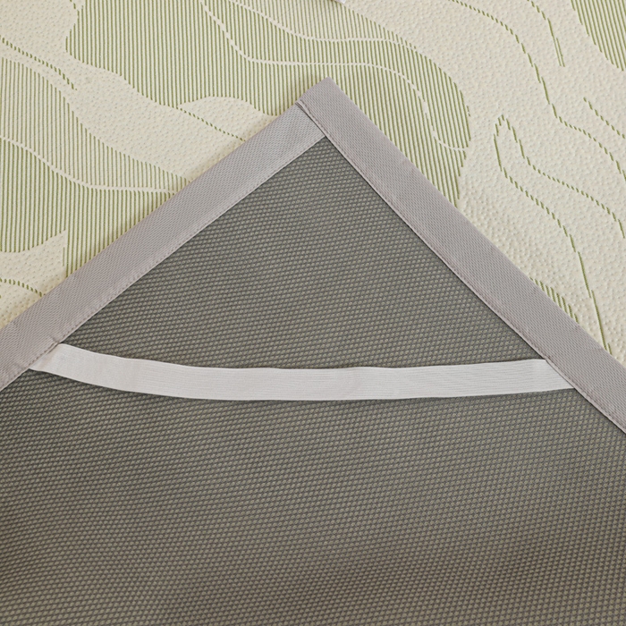 91家纺网 家纺一手货源 找家纺 富馨莱 2026新款PE乙纶高克重冰豆豆席凉感凉席单件席子平铺款学生宿舍支持一件定制尺寸 波纹-绿