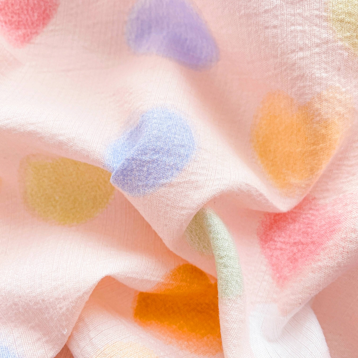 91家纺网 家纺一手货源 找家纺 眠势力 2026新款双层纱床笠单件云感皱皱纱床罩三件套床垫保护套 彩色心情