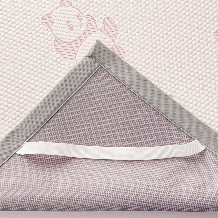 91家纺网 家纺一手货源 找家纺 富馨莱 2026新款PE乙纶高克重冰豆豆席凉感凉席单件席子平铺款学生宿舍支持一件定制尺寸 熊猫嘟嘟-粉