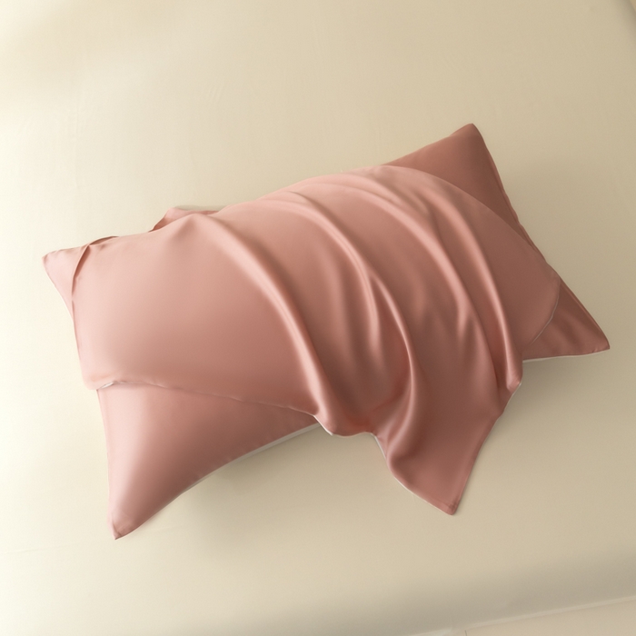 91家纺网 家纺一手货源 找家纺 禾时 2026新款60支奥地利兰精双拼纯色天丝四件套 芝芝桃桃-极地白