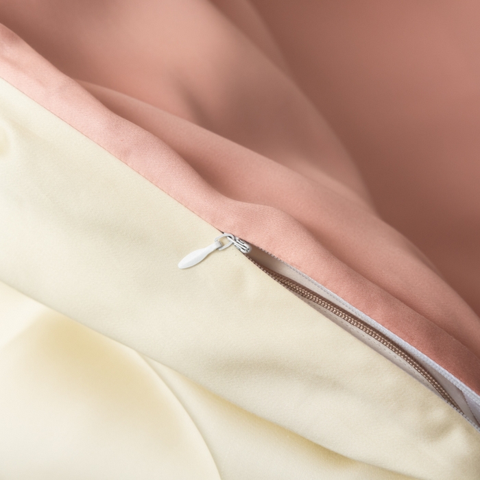 91家纺网 家纺一手货源 找家纺 禾时 2026新款60支奥地利兰精双拼纯色天丝四件套 芝芝桃桃-极地白