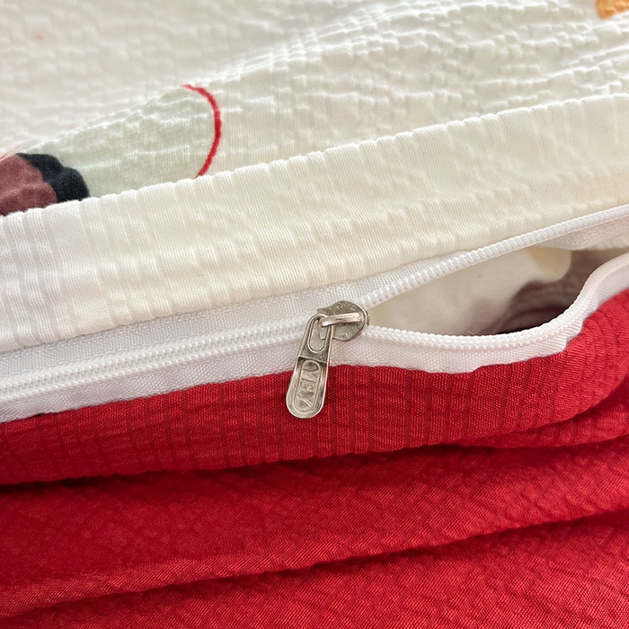 91家纺网 家纺一手货源 找家纺 仟网汇 2026新款简单款泡芙纱印花四件套 萌星奇遇