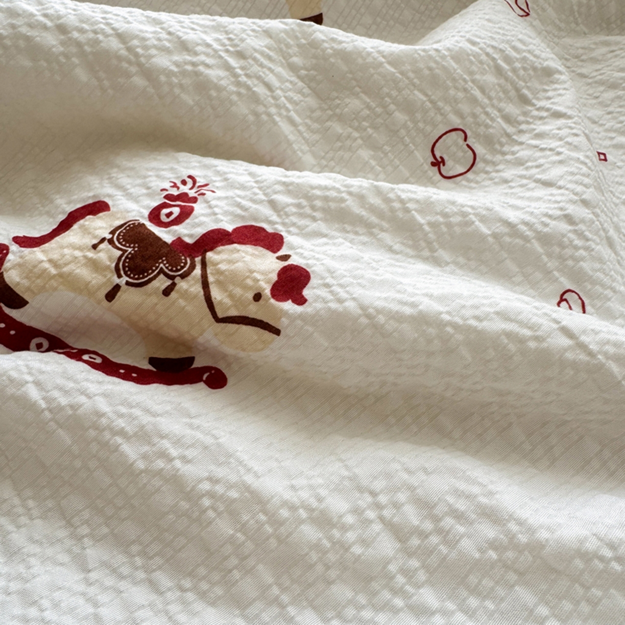 91家纺网 家纺一手货源 找家纺 （总）暖阳 2026新款100%棉花泡芙棉贝壳夏被被子被芯