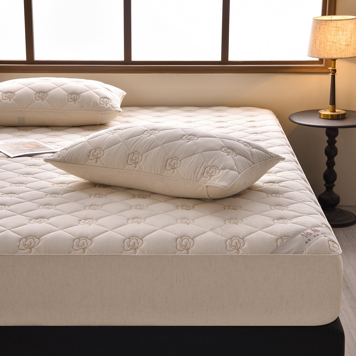 91家纺网 家纺一手货源 找家纺 （总）好眠好梦家纺 2026新款全棉纯棉棉麻抗菌防螨床笠