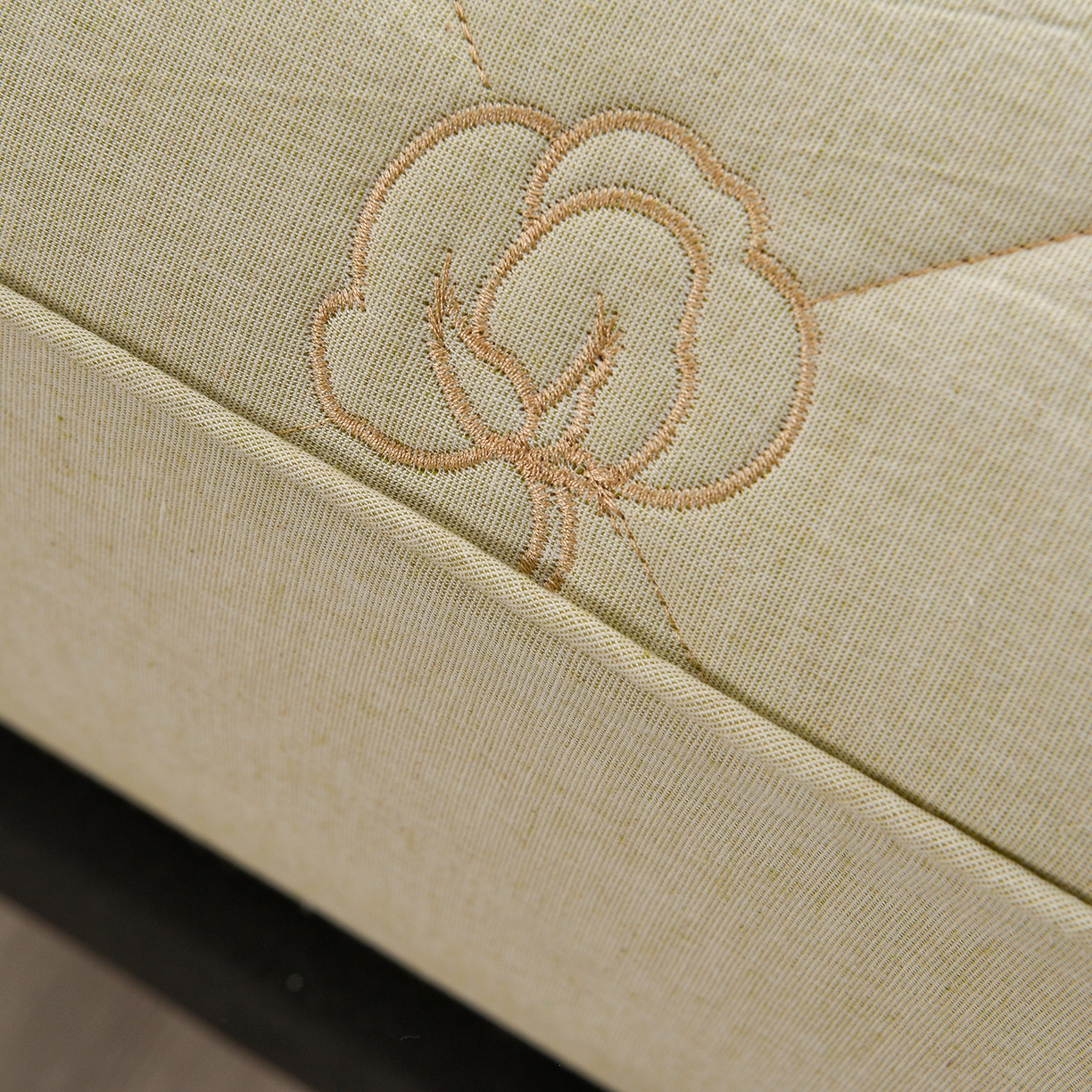 91家纺网 家纺一手货源 找家纺 好眠好梦家纺 2026新款全棉纯棉棉麻抗菌防螨床笠 棉之语-绿色