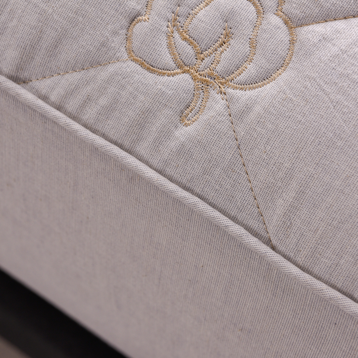 91家纺网 家纺一手货源 找家纺 好眠好梦家纺 2026新款全棉纯棉棉麻抗菌防螨床笠 棉之语-浅灰