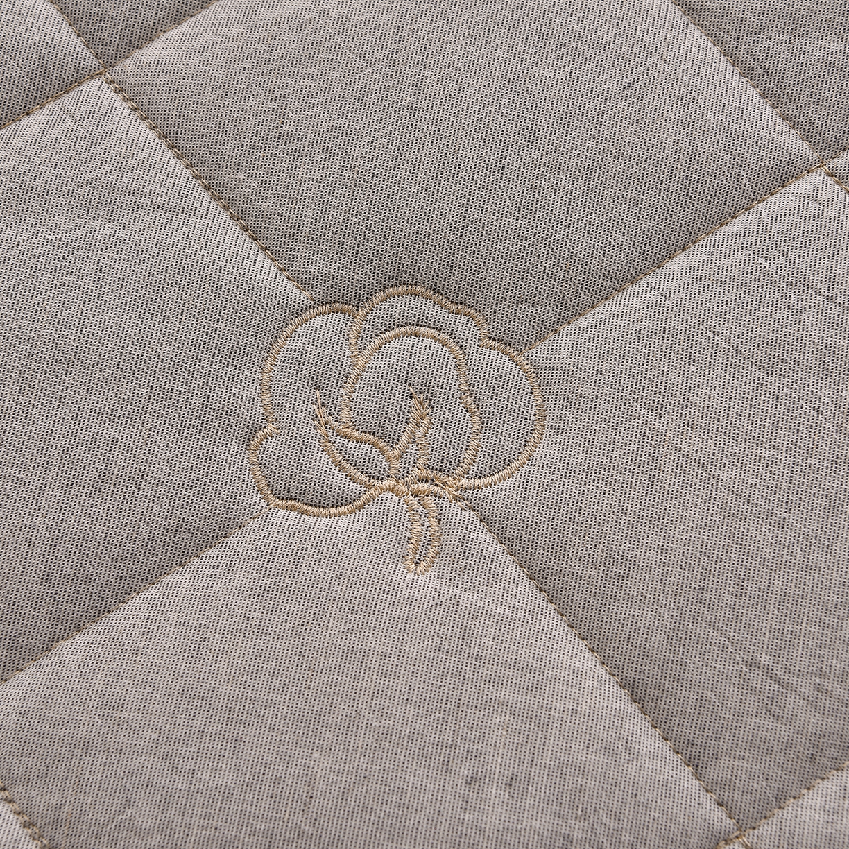 91家纺网 家纺一手货源 找家纺 好眠好梦家纺 2026新款全棉纯棉棉麻抗菌防螨床笠 棉之语-深灰