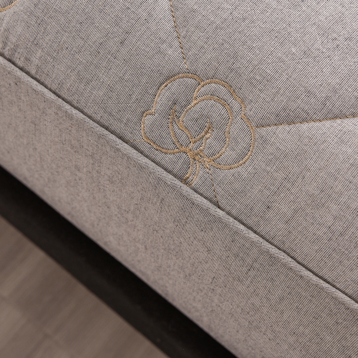 91家纺网 家纺一手货源 找家纺 好眠好梦家纺 2026新款全棉纯棉棉麻抗菌防螨床笠 棉之语-深灰