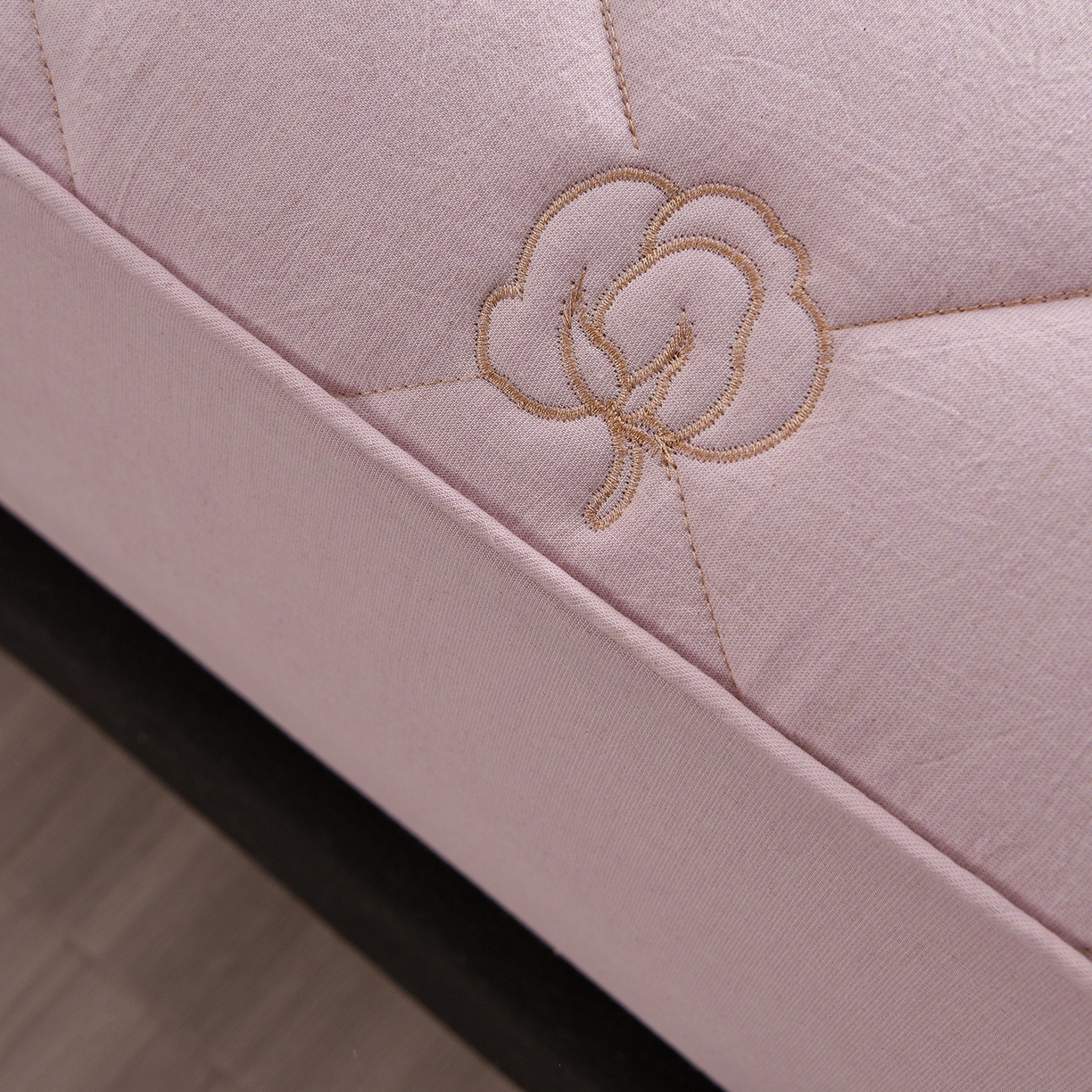 91家纺网 家纺一手货源 找家纺 好眠好梦家纺 2026新款全棉纯棉棉麻抗菌防螨床笠 棉之语-紫色