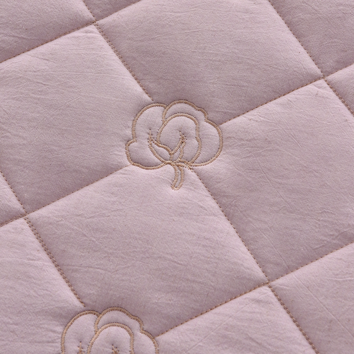 91家纺网 家纺一手货源 找家纺 好眠好梦家纺 2026新款全棉纯棉棉麻抗菌防螨床笠 棉之语-紫色