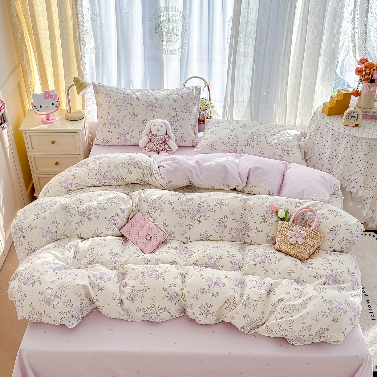 91家纺网 家纺一手货源 找家纺 （总）元禾 2026新款12868新疆全棉单品被套系列（提供质检报告）