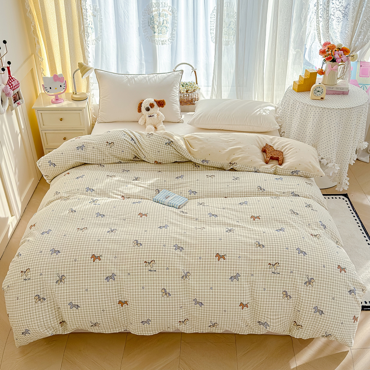 91家纺网 家纺一手货源 找家纺 （总）元禾 2026新款12868新疆全棉单品被套系列（提供质检报告）