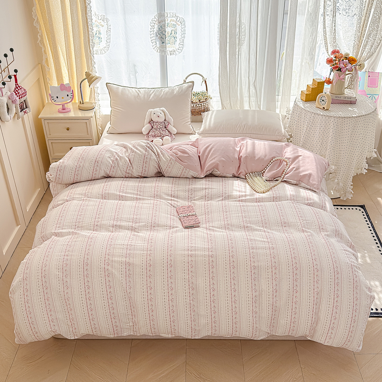 91家纺网 家纺一手货源 找家纺 （总）元禾 2026新款12868新疆全棉单品被套系列（提供质检报告）