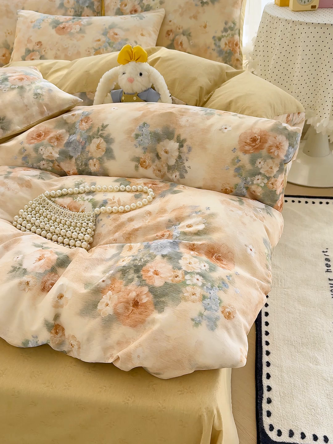 91家纺网 家纺一手货源 找家纺 元禾 2026新款12868新疆全棉印花四件套（提供质检报告 锦绣园