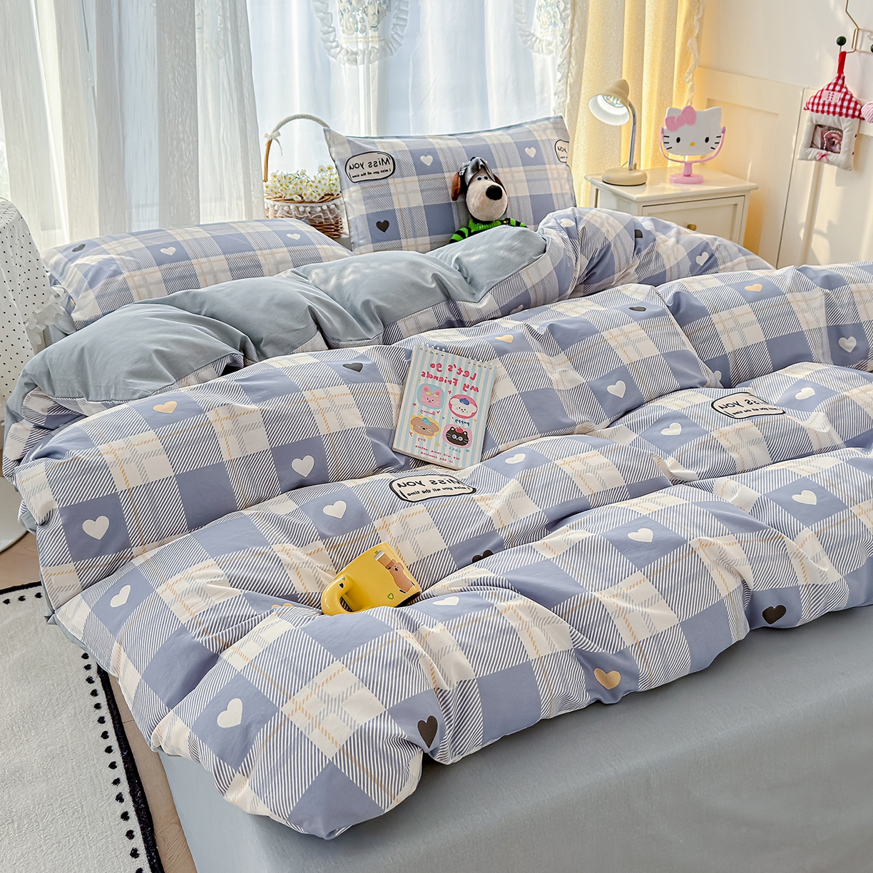 91家纺网 家纺一手货源 找家纺 元禾 2026新款12868新疆全棉单品被套系列（提供质检报告） 爱达拉