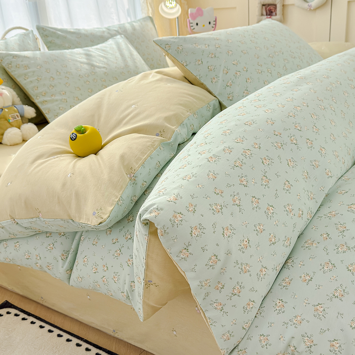 元禾 2026新款12868新疆全棉印花四件套（提供质检报告 疏影梦境