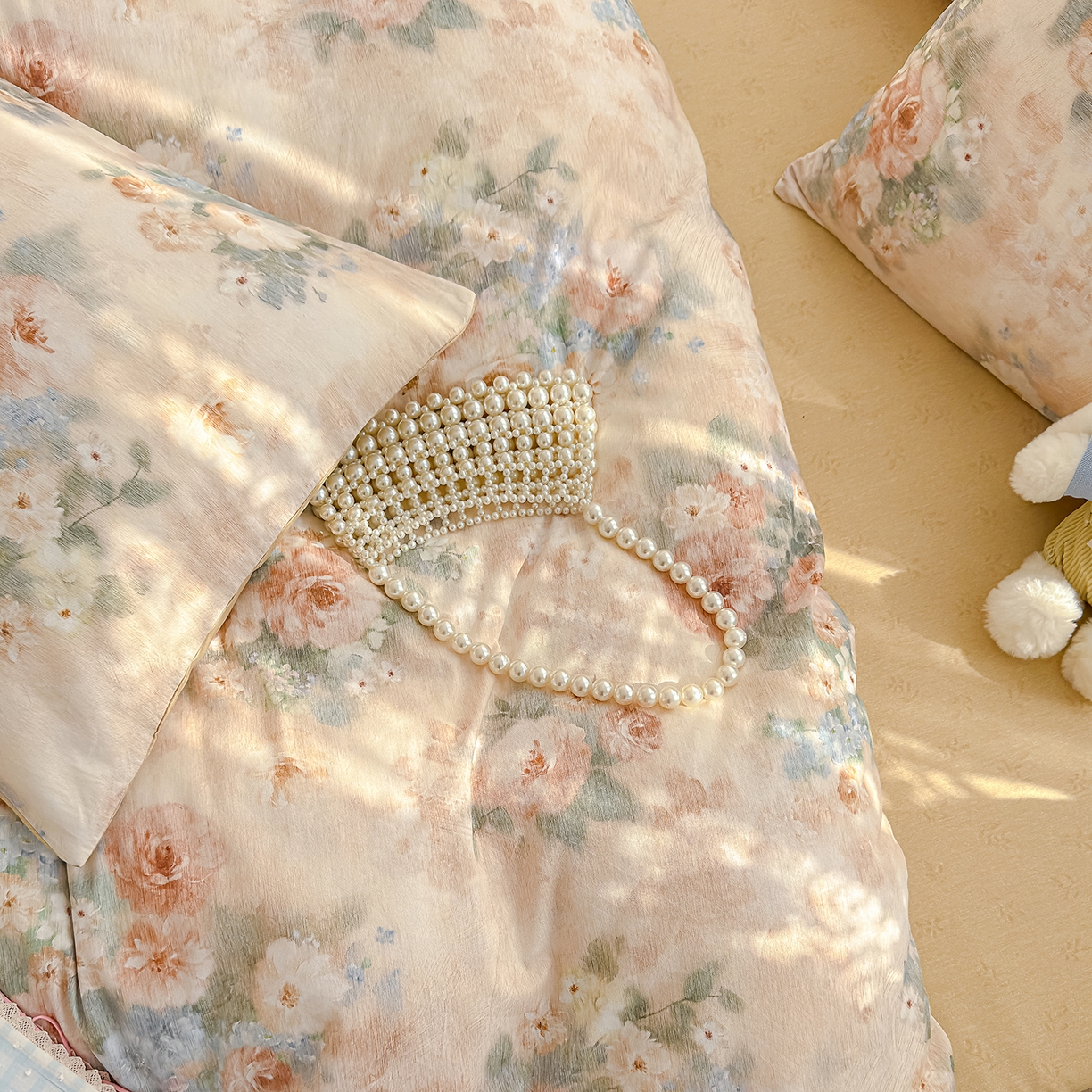 91家纺网 家纺一手货源 找家纺 元禾 2026新款12868新疆全棉单品被套系列（提供质检报告） 锦绣园