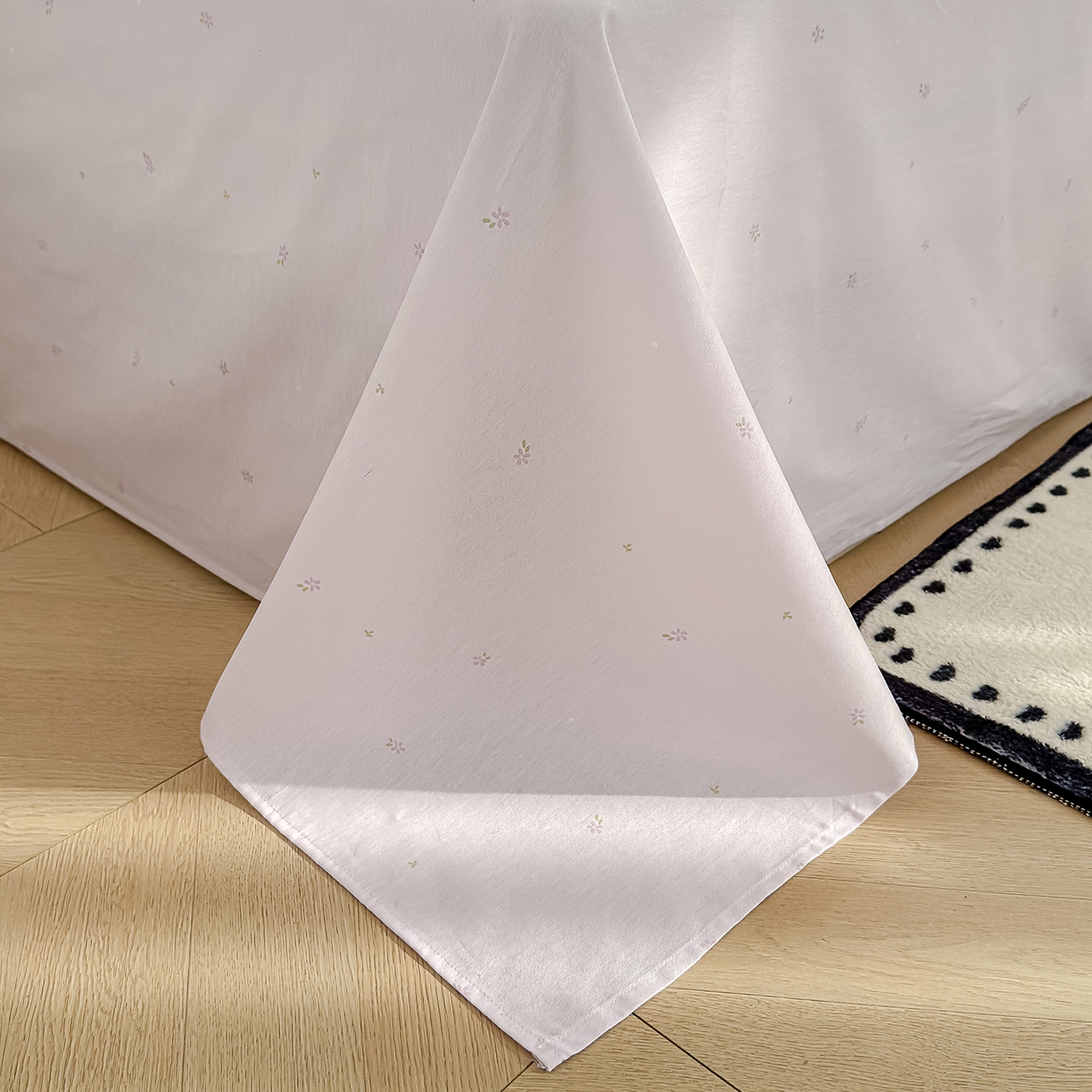 91家纺网 家纺一手货源 找家纺 元禾 2026新款12868新疆全棉印花四件套（提供质检报告 苏林-紫