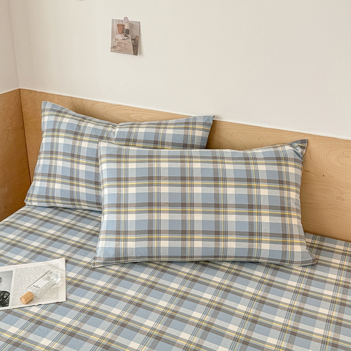 91家纺网 家纺一手货源 找家纺 （总）晓时候 2025新款100%全棉色织水洗棉床单全棉床单纯棉床单