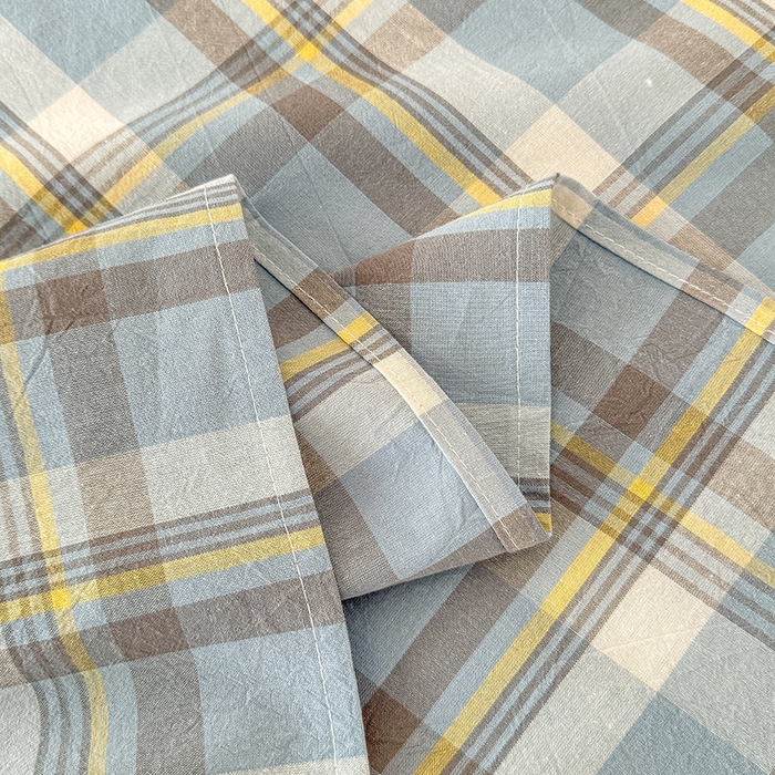 91家纺网 家纺一手货源 找家纺 （总）晓时候 2025新款100%全棉色织水洗棉床单全棉床单纯棉床单