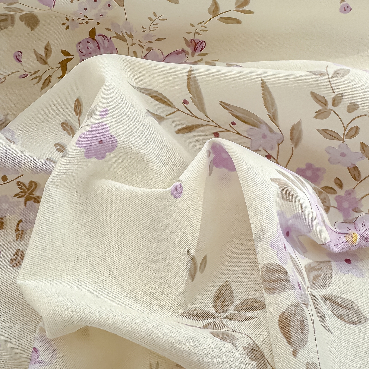 91家纺网 家纺一手货源 找家纺 元禾 2026新款12868新疆全棉单品枕套系列（提供质检报告） 苏林-紫