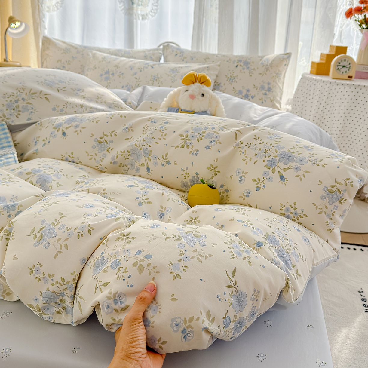 91家纺网 家纺一手货源 找家纺 元禾 2026新款12868新疆全棉单品枕套系列（提供质检报告） 苏林-米蓝