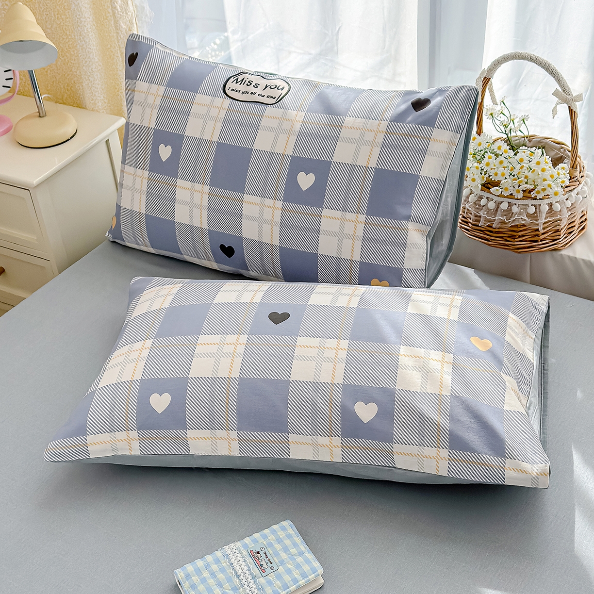 元禾 2026新款12868新疆全棉单品枕套系列（提供质检报告） 爱达拉