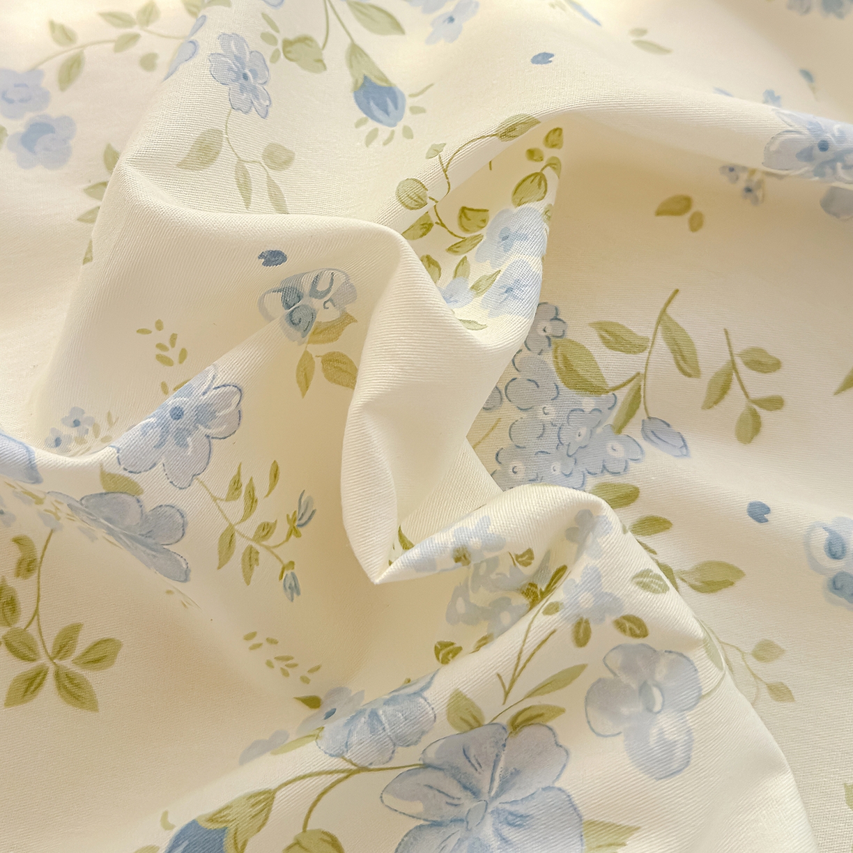 91家纺网 家纺一手货源 找家纺 元禾 2026新款12868新疆全棉纯棉单品床单系列（提供质检报告） 苏林-米蓝