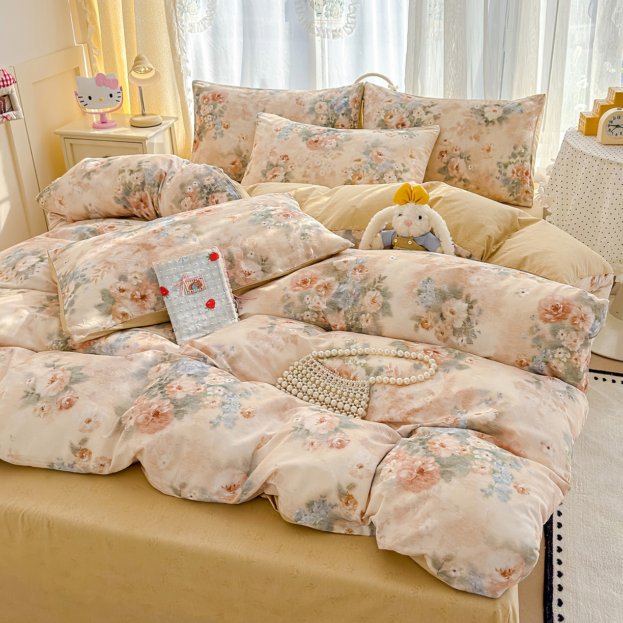 91家纺网 家纺一手货源 找家纺 元禾 2026新款12868新疆全棉单品枕套系列（提供质检报告） 锦绣园