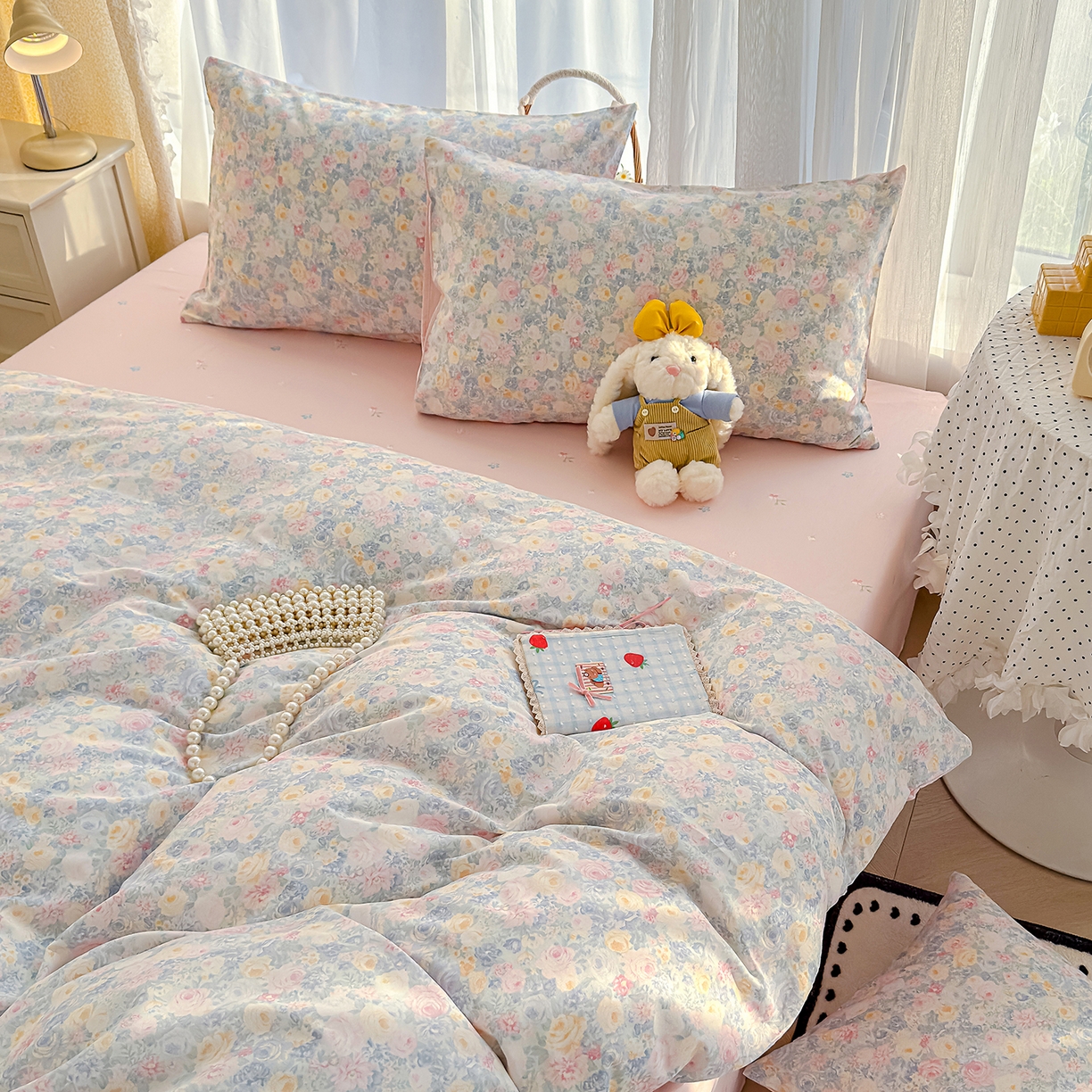 91家纺网 家纺一手货源 找家纺 元禾 2026新款12868新疆全棉纯棉单品床单系列（提供质检报告） 岚花绪-灰