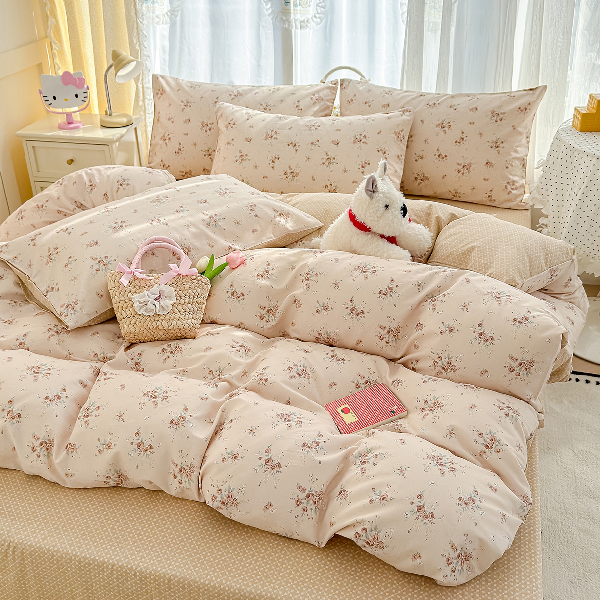 91家纺网 家纺一手货源 找家纺 元禾 2026新款12868新疆全棉纯棉单品床单系列（提供质检报告） 晚风