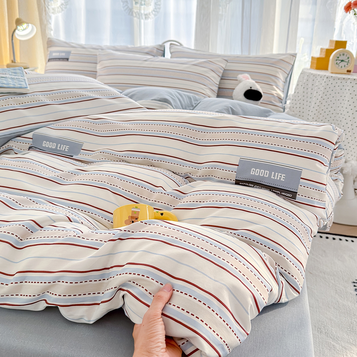 91家纺网 家纺一手货源 找家纺 元禾 2026新款12868新疆全棉纯棉单品床单系列（提供质检报告） 维奥