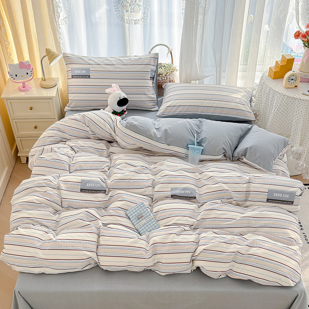 91家纺网 家纺一手货源 找家纺 元禾 2026新款12868新疆全棉纯棉单品床单系列（提供质检报告） 维奥