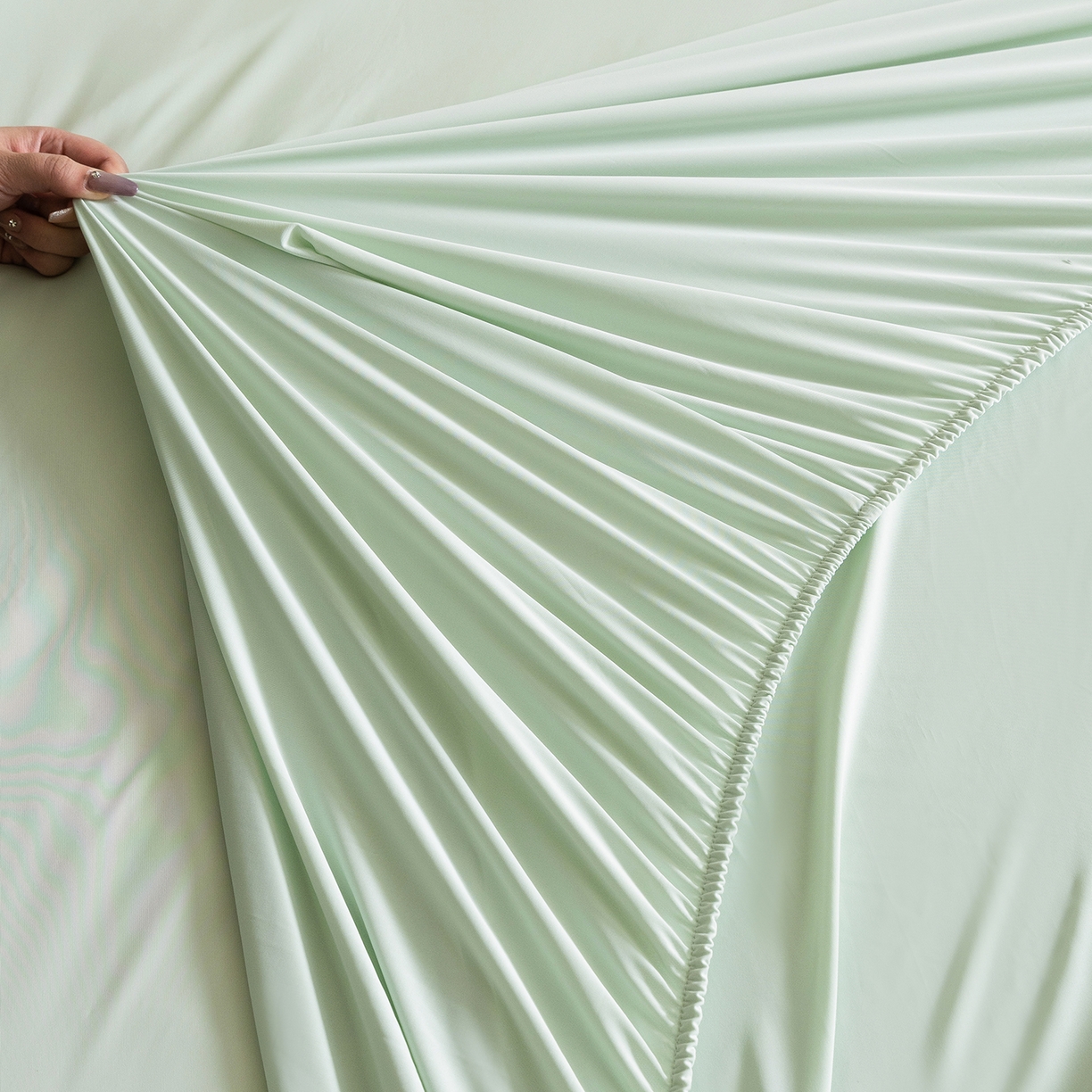 91家纺网 家纺一手货源 找家纺 （总）立奥被业 2026新款锦氨凉感夏被夏凉被空调被竹浆纤维夏被四件套大油光夏凉被